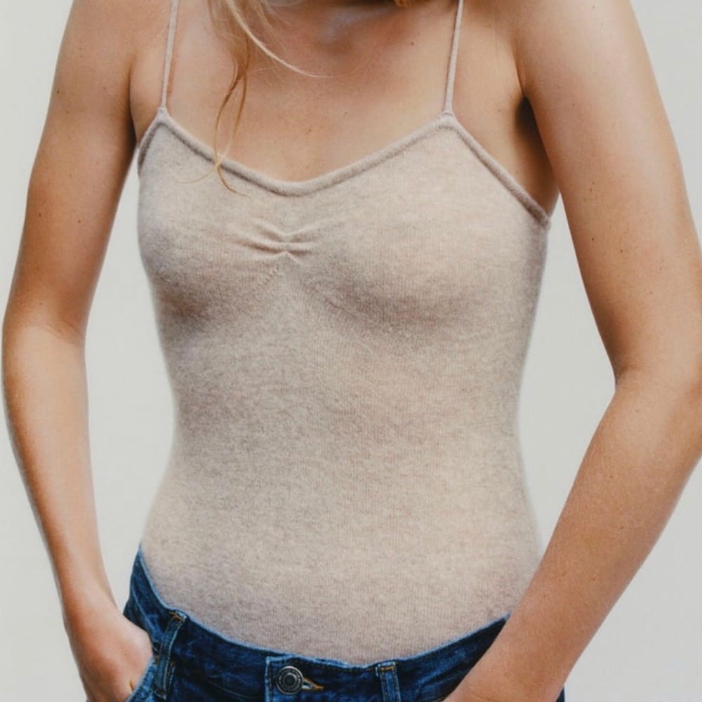 Zara Limited Edition Cashmere Bodysuit